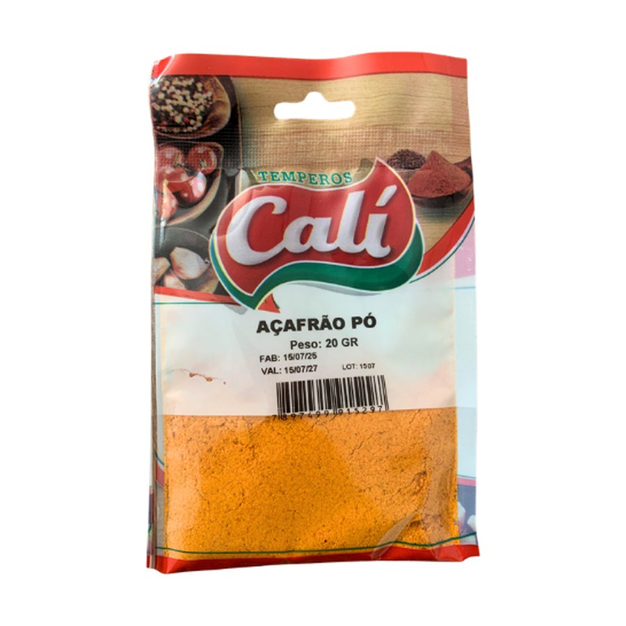 Açafrão Pó 20g — Temperos Cáli