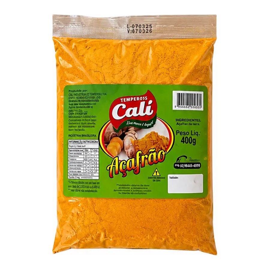 Açafrão 400g — Temperos Cáli