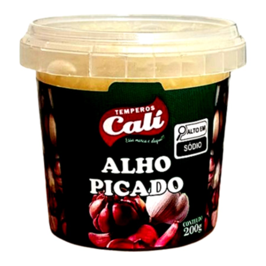 Alho Picado 200g — Temperos Cáli