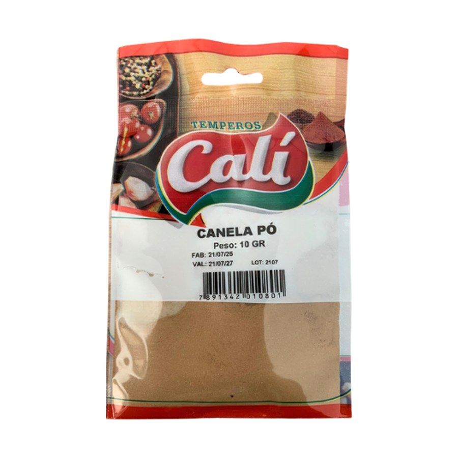 Canela em Pó 10g — Temperos Cáli