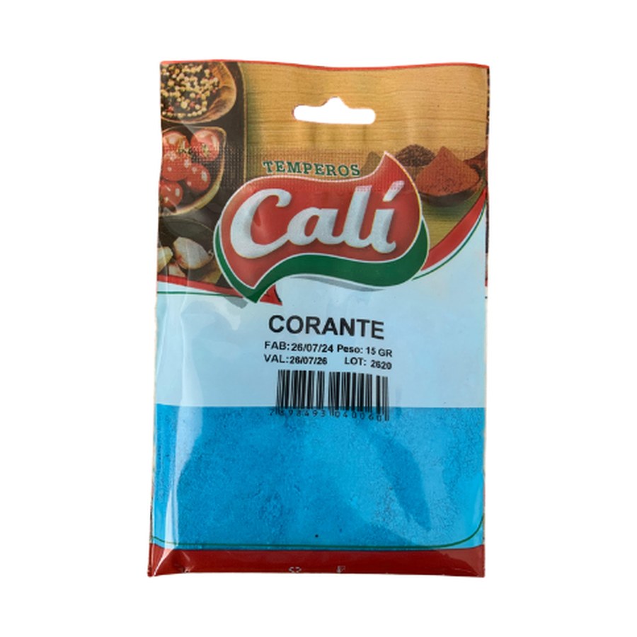 Corante Azul 15g — Temperos Cáli