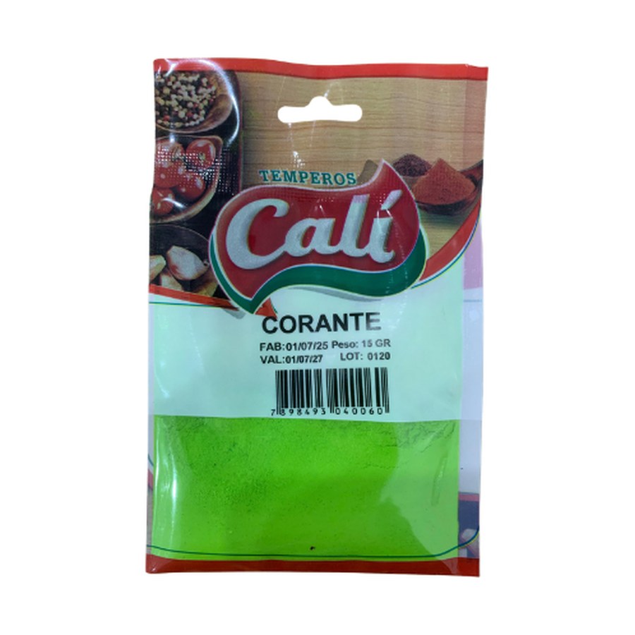 Corante Verde 15g — Temperos Cáli