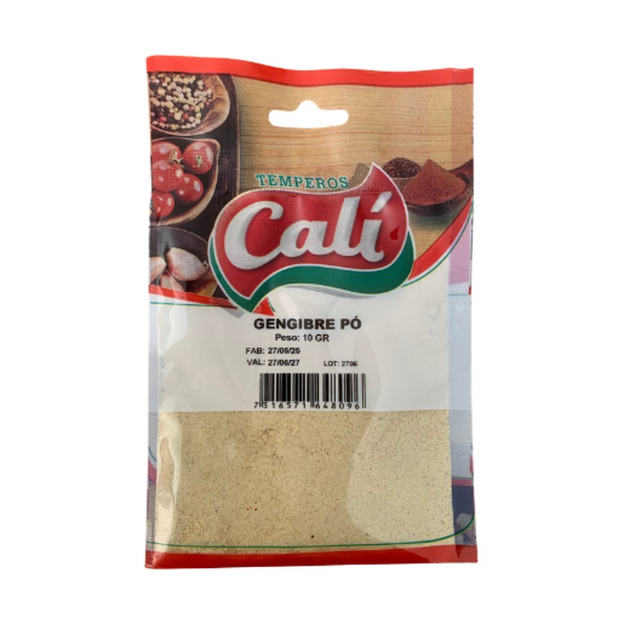 Gengibre em Pó 10g — Temperos Cáli