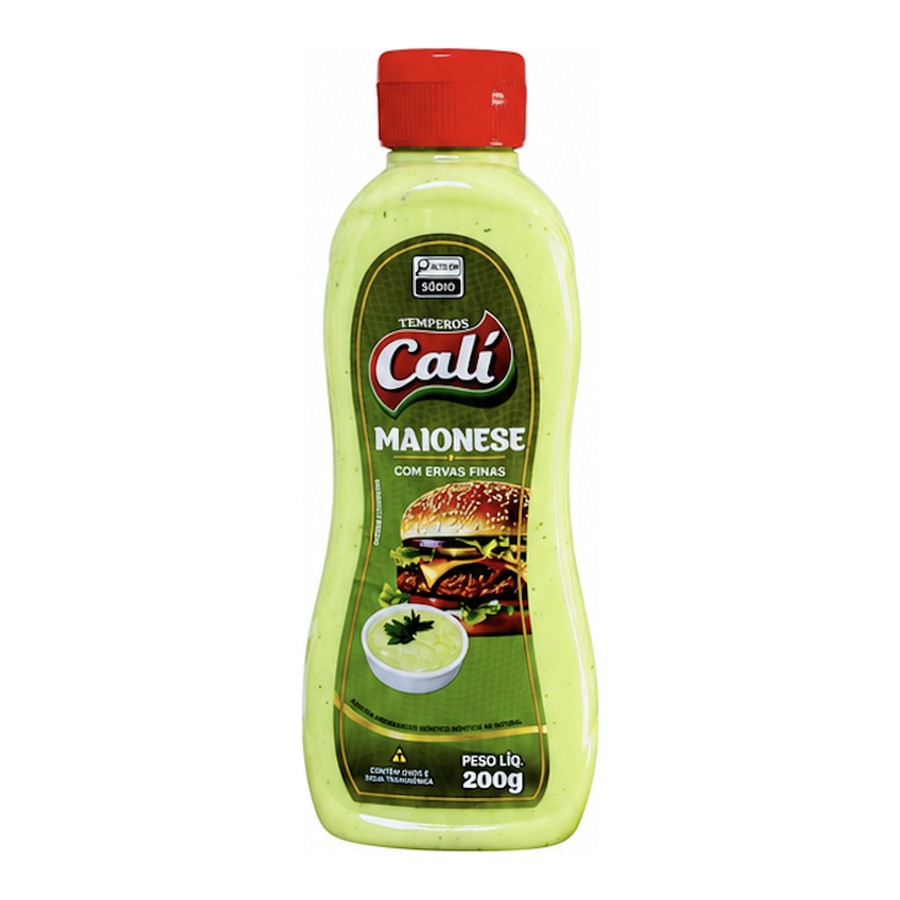 Maionese com Ervas Finas 200g — Temperos Cáli