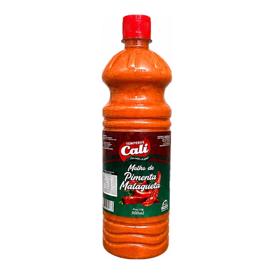Molho de Pimenta Malagueta 900ml — Temperos Cáli