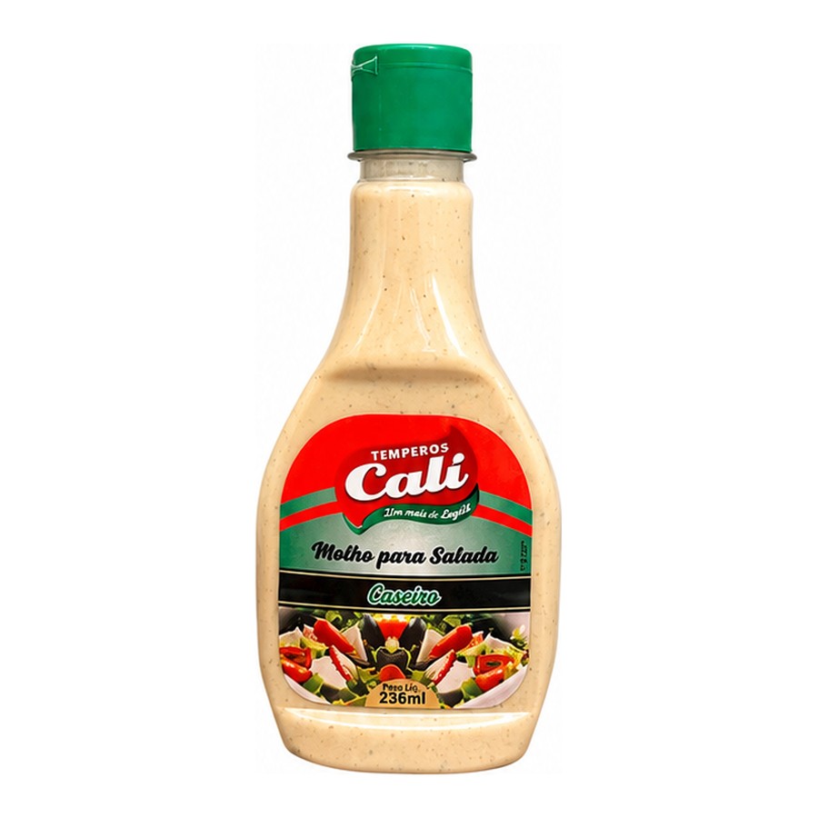 Molho para Salada Caseiro 236ml — Temperos Cáli
