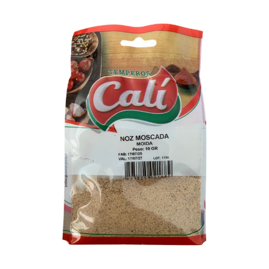 Noz Moscada Moída 10g — Temperos Cáli