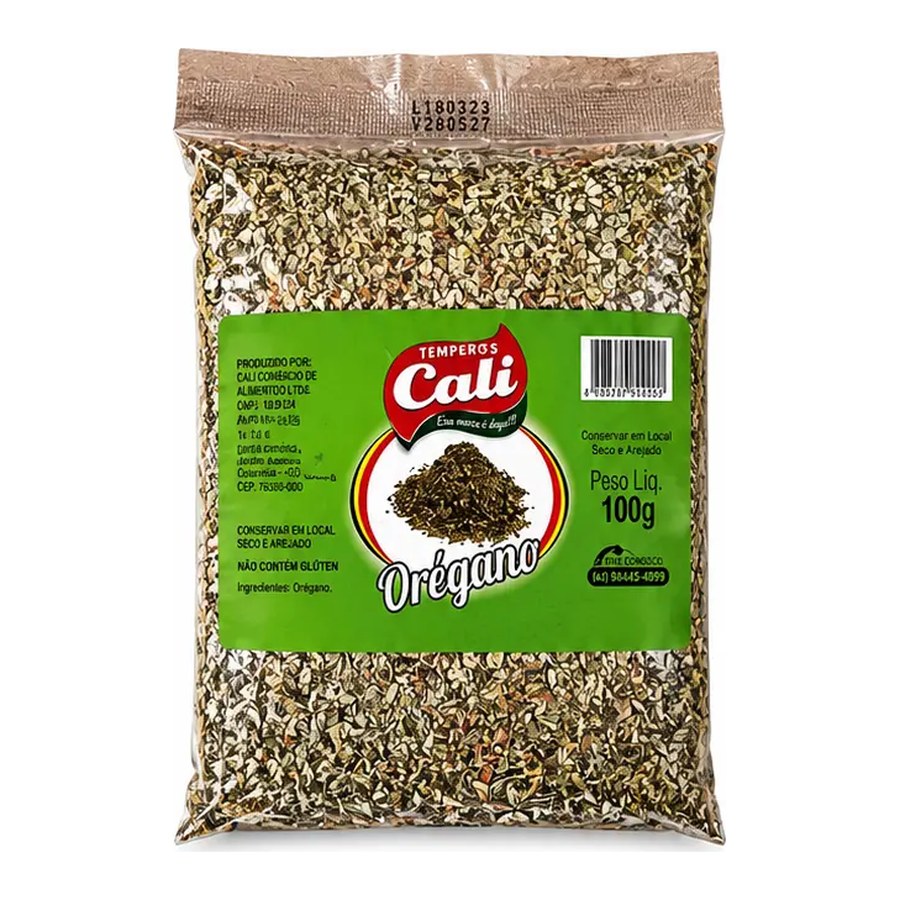 Orégano 100g — Temperos Cáli