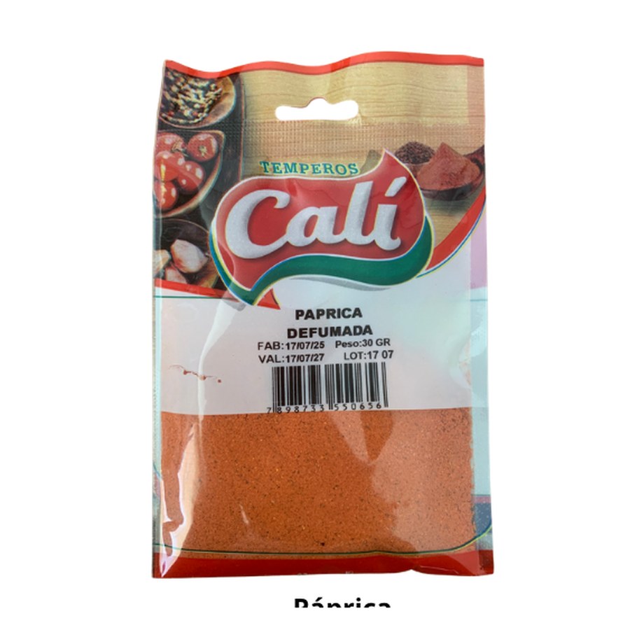 Páprica Defumada 30g — Temperos Cáli
