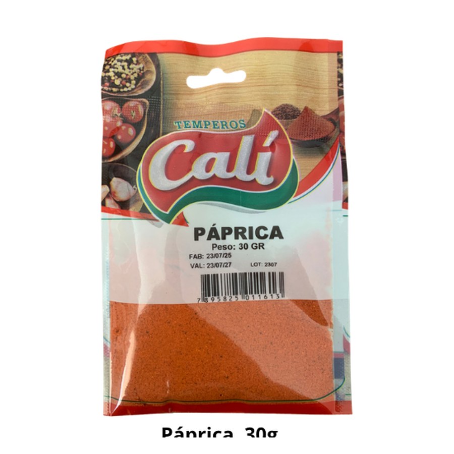 Páprica Doce 30g — Temperos Cáli