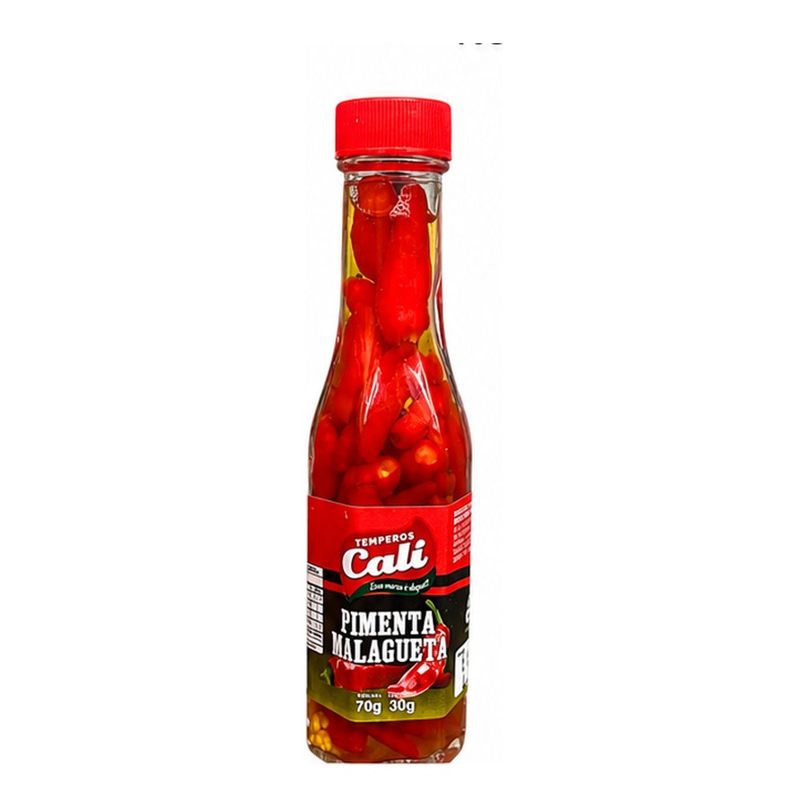 Pimenta Malagueta em Conserva 70g — Temperos Cáli