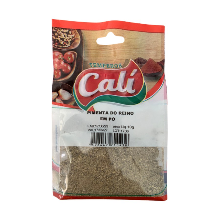 Pimenta do Reino em Pó 10g — Temperos Cáli