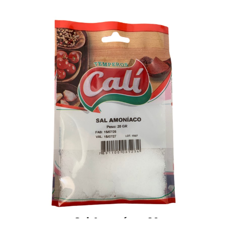 Sal Amoníaco 20g — Temperos Cáli