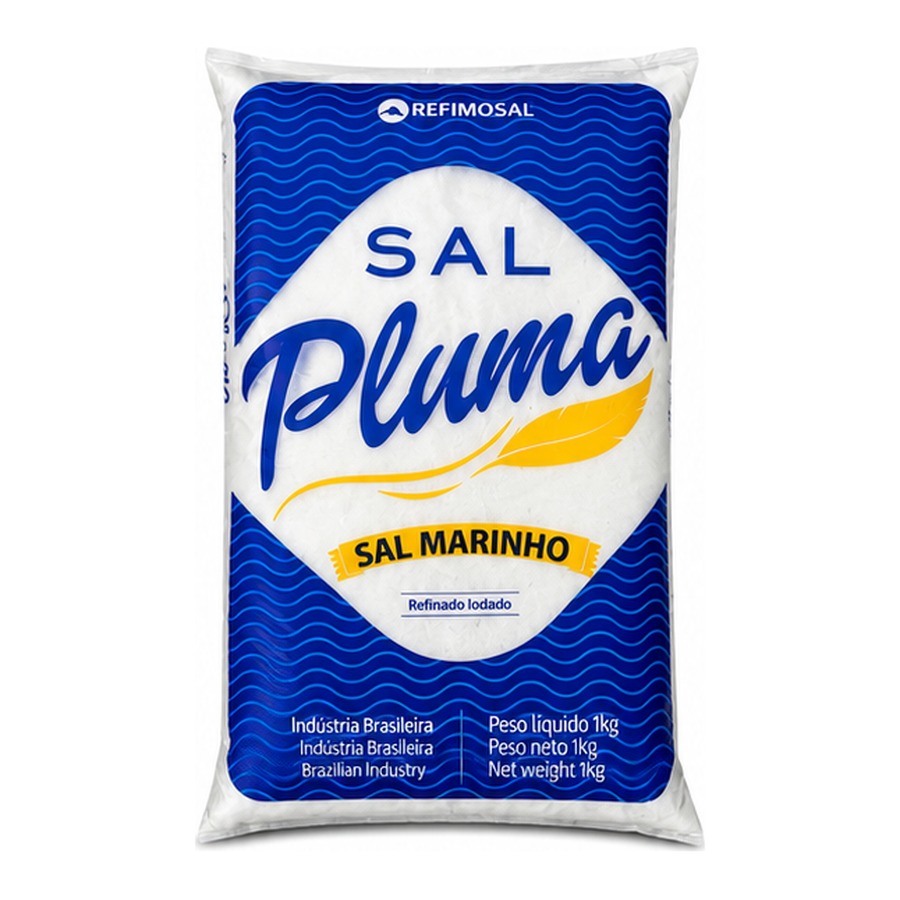 Sal Branco Pluma Marinho 1kg — Temperos Cáli