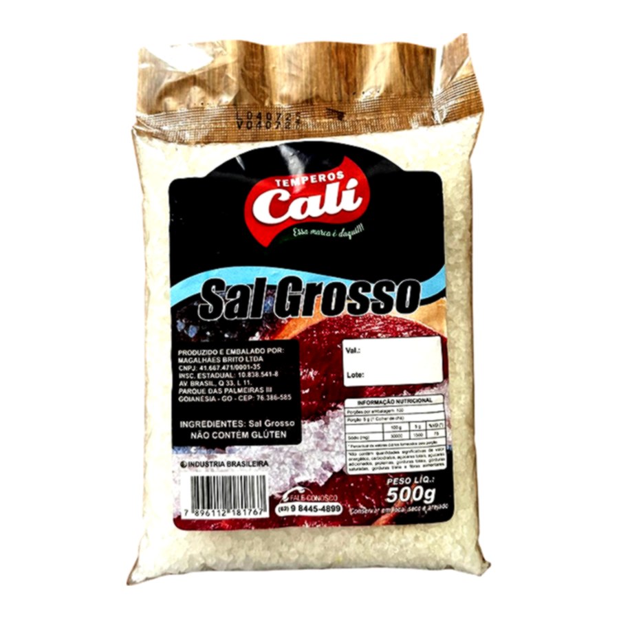 Sal Grosso 500g — Temperos Cáli