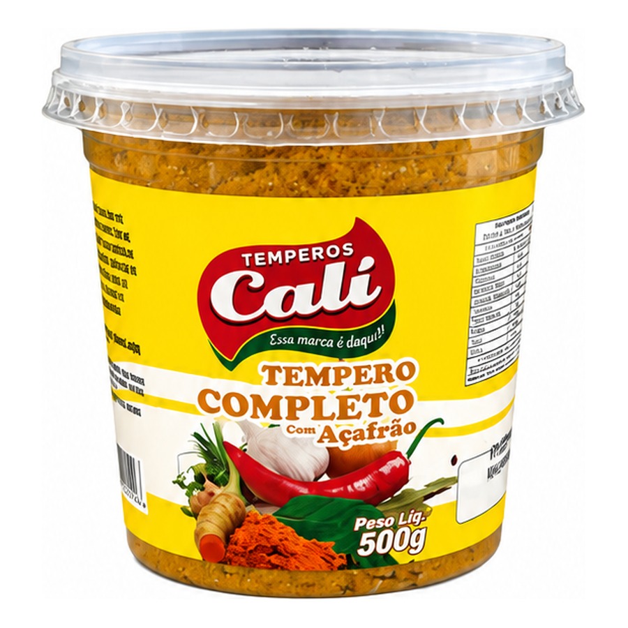 Tempero Completo com Açafrão 500g — Temperos Cáli